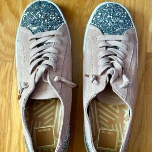 Dolce Vita Women's Sneakers - Pink and Silver Glitter (Size 9)